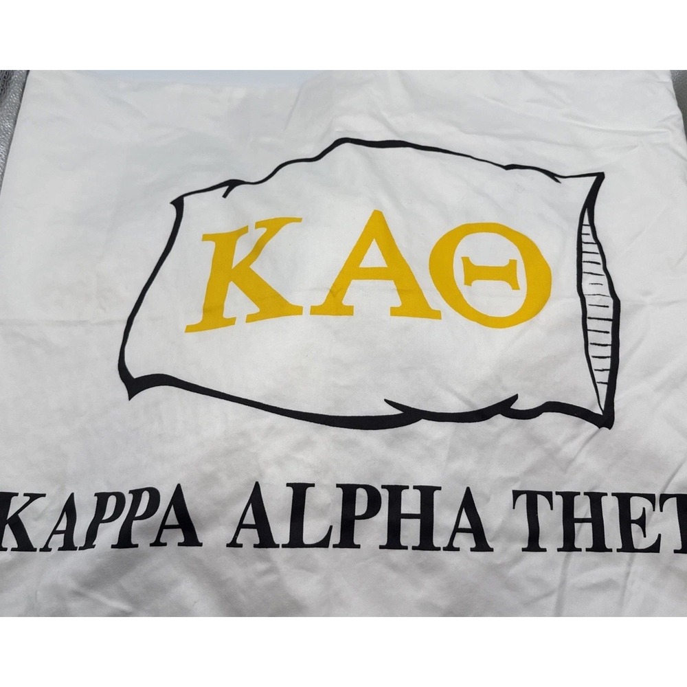 KAO Kappa Alpha Theta full top sheet pillow case Greek Sheets - Picture 7 of 12